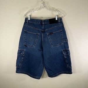 Vintage Fubu Cotton Denim Skater Jean Shorts Men 32 Retro Streetwear Casual